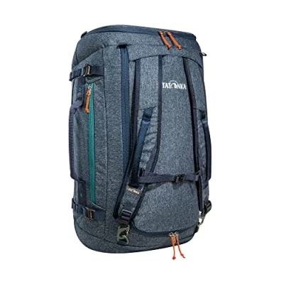 Afbeelding van Tatonka Duffle Bag 45 Liter, Opvouwbare reistas met rugzakfunctie, afsluitbaar, klein op te bergen en liter volume (marineblauw), Donkerblauw,