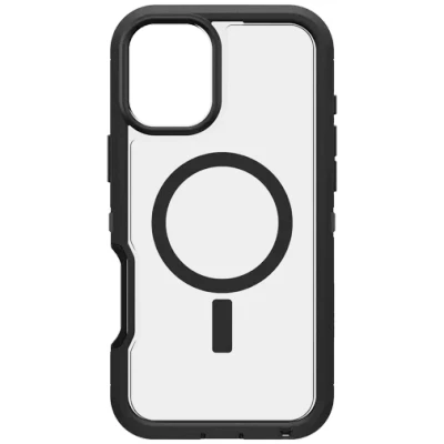 Afbeelding van Otterbox Defender XT Clear iPhone 16 Plus Hoesje dark side