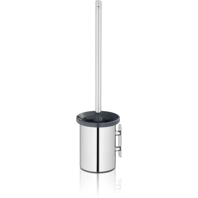 Afbeelding van WC borstel Kela Alor met Wandbevestiging 45 Dark Grey