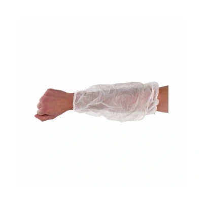 Afbeelding van Mouwovertrek CMT 20x40cm 20mu LDPE wit