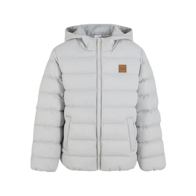 Afbeelding van Urban Classics Bubble Winterjas voor kinderen, Maat: 122/128, Wolfgrey