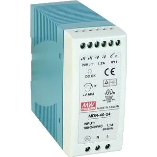 Afbeelding van Meanwell voeding mdr40 24vdc 1 70a mdr 40 24