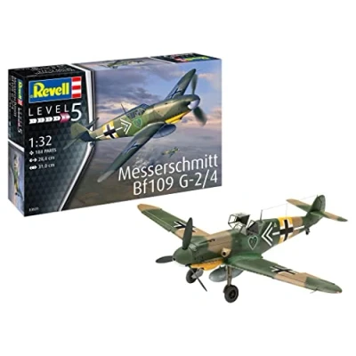 Afbeelding van 1:32 Revell 03829 Messerschmitt Bf109G 2/4 Plastic Modelbouwpakket