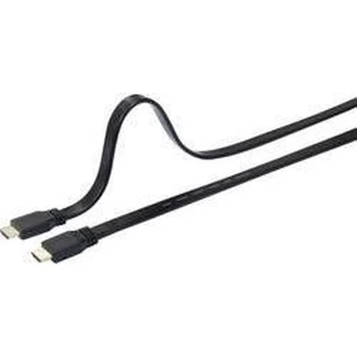 Afbeelding van SpeaKa Professional SP 7541956 HDMI kabel Aansluitkabel A stekker, stekker 5.00 m Zwart 4K UHD, Audio Return Channel (ARC), Vergulde