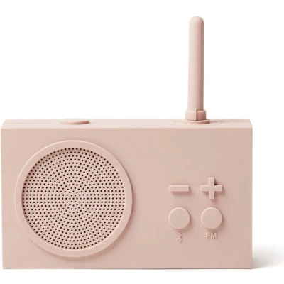 Afbeelding van Lexon Tykho 3 waterproof radio &amp; bluetooth speaker Oudroze