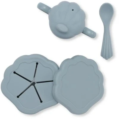 Afbeelding van Konges sløjd babyservies schelp light blue