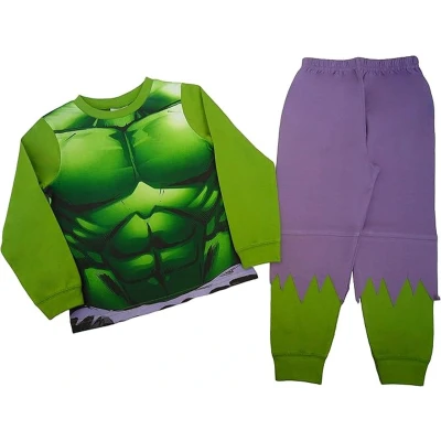 Afbeelding van Hulk pyjama groen de pyama maat 92/98 katoen