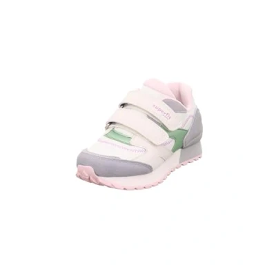 Afbeelding van Superfit DASH Sneakers laag voor kinderen, Maat: 37, Weiß/rosa Leer en imitatieleer