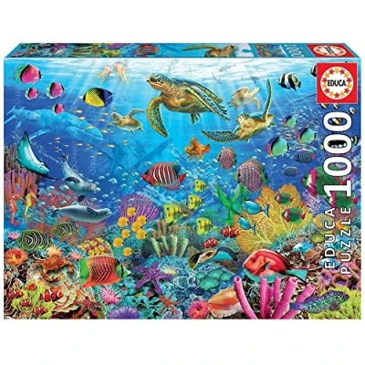 Afbeelding van Puzzel Educa Turtles in Paradise 1000 pcs