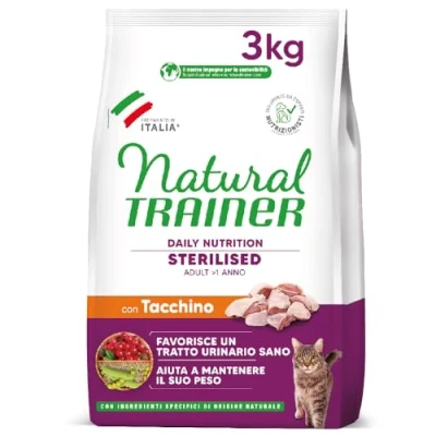 Afbeelding van Natural Trainer Cat Sterilised White Meat 3 KG (406176)
