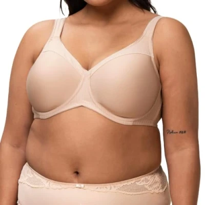 Afbeelding van Triumph Modern SOFT Shapewear, Dames, Maat: 80E, Neutral beige
