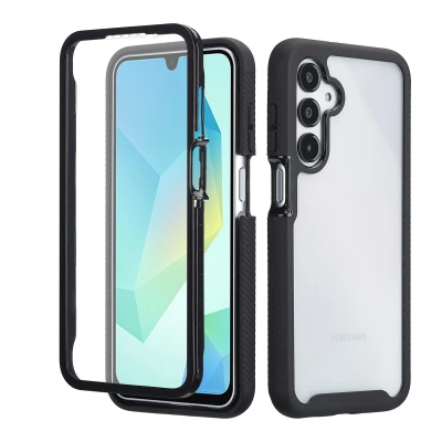 Afbeelding van imoshion Hoesje Geschikt voor Samsung Galaxy A16 (5G) 360 Full Protective Case Zwart / Transparant