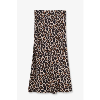 Afbeelding van Sissy Boy midi rok bruin
