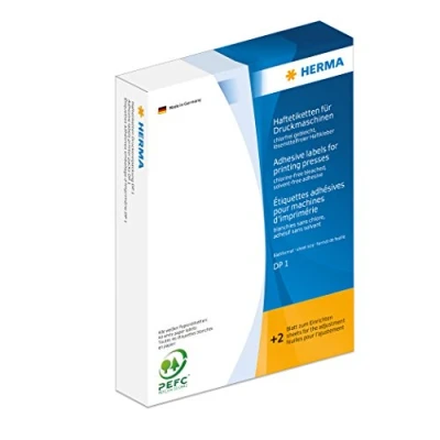 Afbeelding van Drukkerij Etiketten DP1 wit 8x12mm 20000 stuks per 2