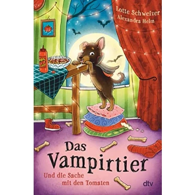 Afbeelding van Das Vampirtier und Die Sache mit den Tomaten: perfekte Mischung aus Witz, Charme einer klitzekleinen Prise wohligem Grusel zum Vorlesen ab 7 Jahren: 1