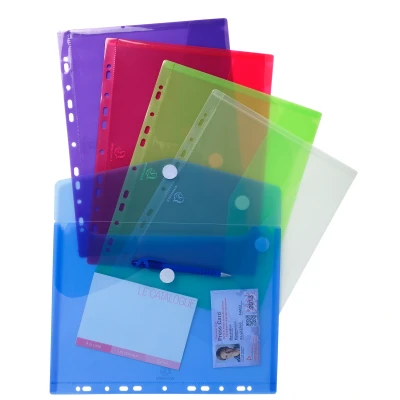 Afbeelding van EXACOMPTA insteekhoezen A4, PP, assorti 5 kleuren