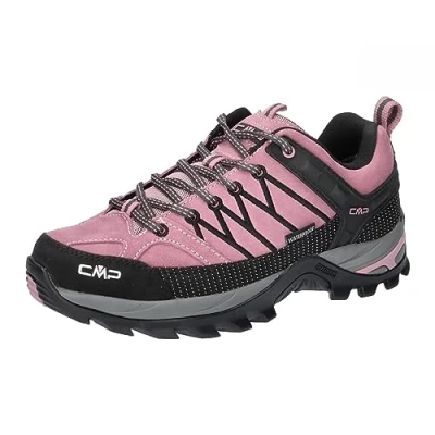 Afbeelding van CMP Rigel LOW Trekking Shoes WP Outdoorschoenen, Dames, Maat: 37, Fard/piombo Leer en textiel
