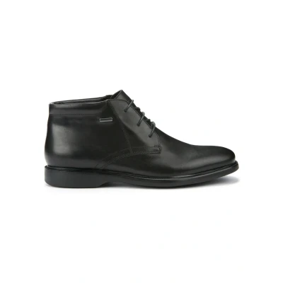 Afbeelding van Geox U Brayden Veterboots, Heren, Maat: 40, Black Leer