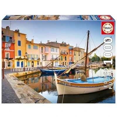 Afbeelding van EDUCA puzzel 1000 stuks HAVEN VAN MARTIGUES PROVENCE