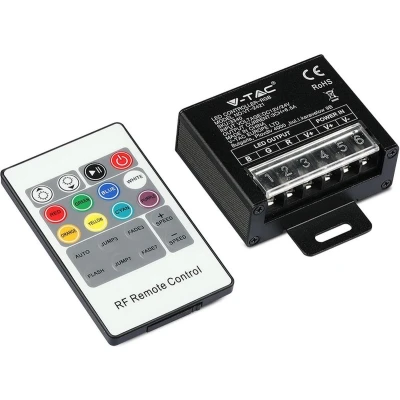 Afbeelding van V TAC VT 2421 LED Stripverlichting Regelaars RGB Regelaar Afstandsbediening met 20 toetsen IP20