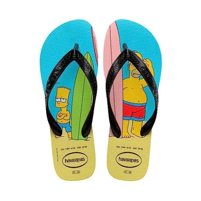 Afbeelding van Havaianas Unisex HAV. Simpsons Flip Flop, Blauw/Zwart, 27/28 EU, Blauw zwart