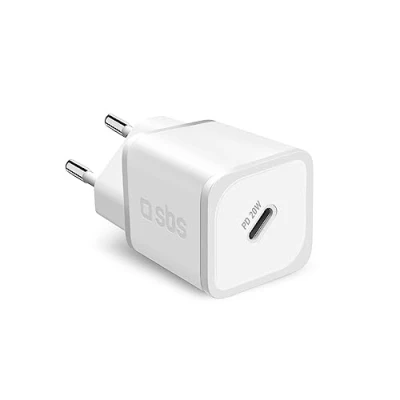 Afbeelding van SBS TETRGAN1C20W oplader voor mobiele apparatuur Hoofdtelefoons, Draagbare luidspreker, Smartphone, Smartwatch, Tablet Wit AC Snel opladen Binnen