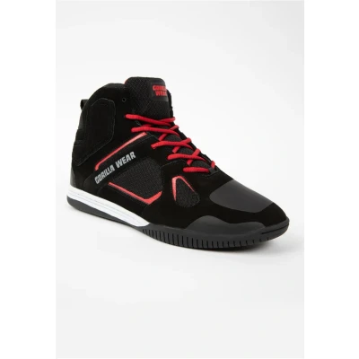 Afbeelding van Gorilla Wear TROY Sneakers hoog, Heren, Maat: 41, Black Veloursleer