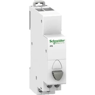 Afbeelding van Schneider Electric Acti9 iPB 1NO 1NC Grijze knop, Knoppen + Schakelaars, Grijs