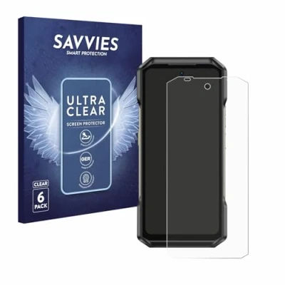 Afbeelding van Savvies (6 Stuks) Schermbeschermer voor Ulefone Armor 27T Pro Screen Protector Ultra Transparant