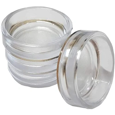 Afbeelding van Merriway BH05118 (4 stuks) Castor Cup Small Clear, Buitenmaat 50mm Pack van 4 stuks, wit