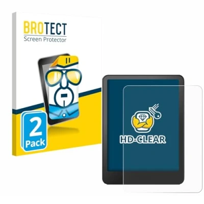 Afbeelding van BROTECT Screenprotector voor Amazon Kindle Paperwhite 2024 (12. Gen.) Folie Beschermfolie transparant (2 Stuks)