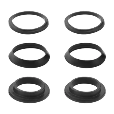 Afbeelding van ECSiNG 2 Set Seal voor 1 ¼ Inch Sifon Rubber Platte Wedge Vervanging 1/4 Afvoerpijp Gootsteen Geurval Buis Fles Zwart
