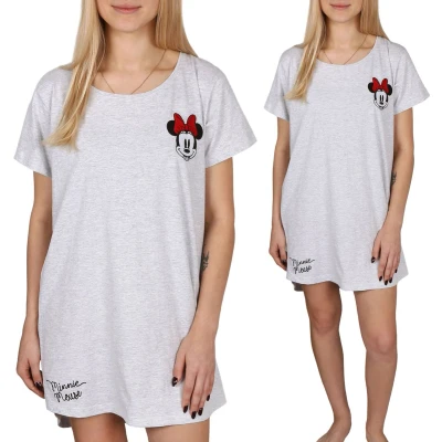 Afbeelding van Grijs gemêleerd nachthemd met korte mouwen Minnie Mouse DISNEY
