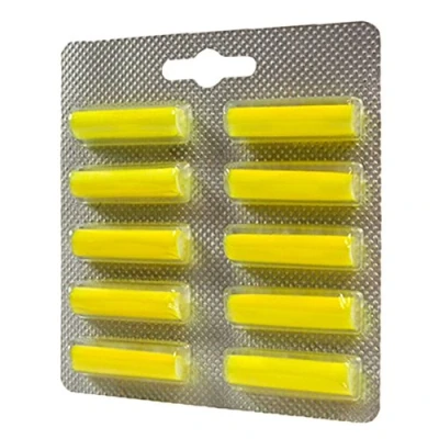 Afbeelding van Stofzuiger geurstokjes geur luchtverfrisser met geur: Citroen Lemone Citrus geschikt voor alle stofzuigerzakken 10 stuks Geurchips Deo Accessoires