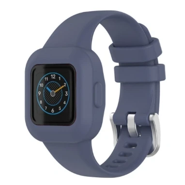 Afbeelding van Siliconen one color bandje Blauwgrijs Garmin Vivofit Junior 3