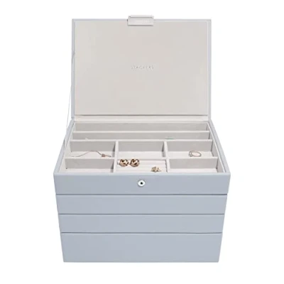 Afbeelding van Stackers lavendel klassieke middelgrote juwelendoos Set van 4