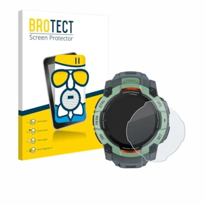 Afbeelding van BROTECT Schutzglas Schutzfolie Displayschutz Display Schutz Glas Folie matt, Smartwatch beschermfolie, Grijs