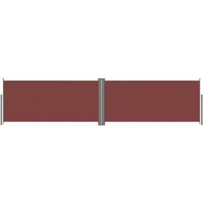Afbeelding van vidaXL Windscherm uittrekbaar 140x600 cm bruin