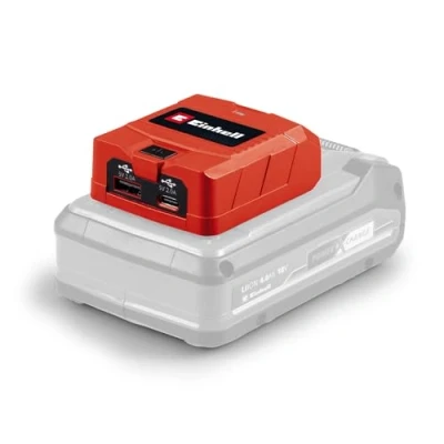 Afbeelding van Einhell Accu USB Power Bank TC CP 18 Li A/C Solo X Change (18 V, mobiel opladen van smartphone, tablet en Co., 1x A poort, C zonder Accu)