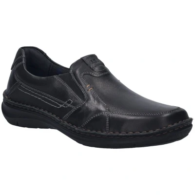 Afbeelding van Josef Seibel NEW Anvers 01 Instappers, Heren, Maat: 45, Schwarz Leer