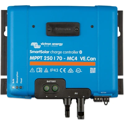 Afbeelding van Victron SmartSolar MPPT 250/85 MC4 VE.Can (12/24/48V)