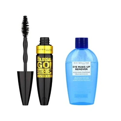 Afbeelding van Maybelline Volum&#039;Express The Colossal Go Extreme Mascara Leather Black (gratis mini remover)