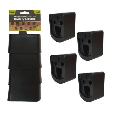 Afbeelding van StealthMounts BM RY18 4 Accuhouders voor Ryobi 18v ONE+ Zwart stuks