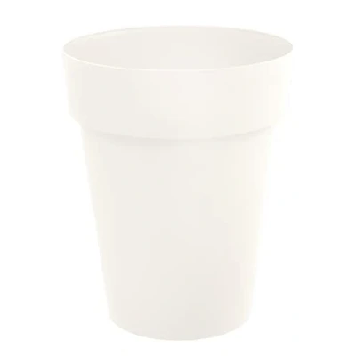 Afbeelding van EDA Plantenpot/bloempot kunststof wit D44 x H53 cm 50L