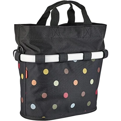 Afbeelding van Stuurtas Bikebasket Oval S Dots 12L