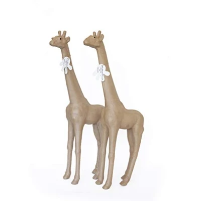 Afbeelding van Décopatch SLA02AMZC 2 houders van bruin papiermaché 80 cm