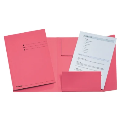 Afbeelding van 50x Esselte dossiermap roze, ft folio