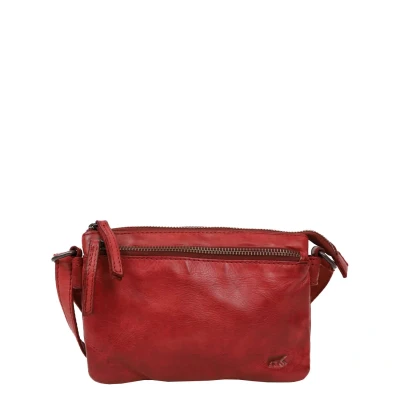 Afbeelding van Bear Design Maithe Shoulderbag red Damestas