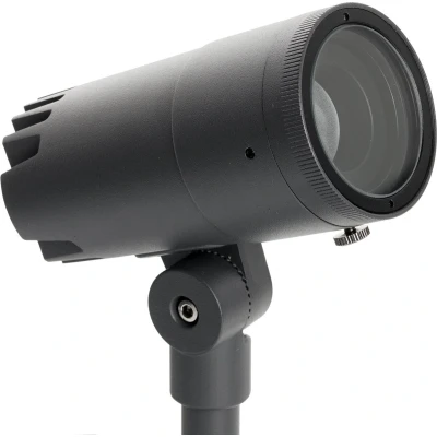 Afbeelding van Lucande LED buitenlamp 1licht drukgegoten aluminium, getemperd glas H: 17 cm donkergrijs Inclusief lichtbron