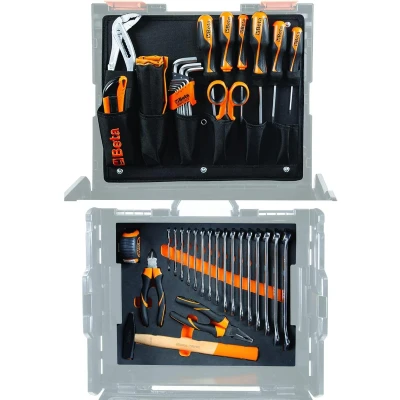 Afbeelding van Beta 5990V1 44 delig assortiment gereedschap voor transportkoffer COMBO C99V1 in EVA foam inlegbak 059900001